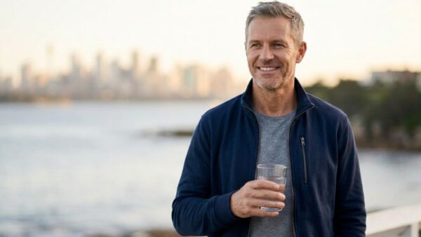 man in his 50s - good urological health